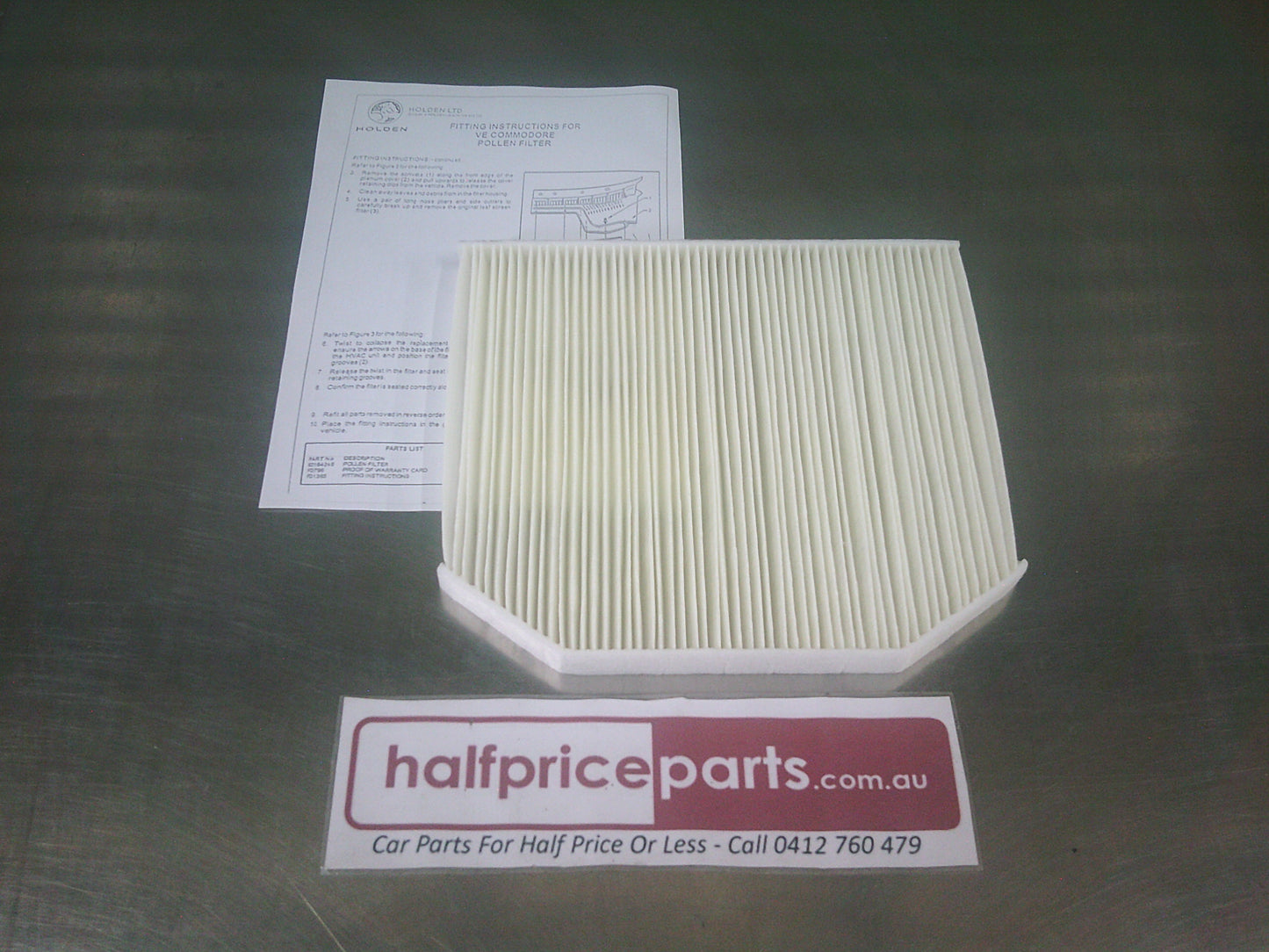 Holden VE Commodore Genuine Cabin Filter - New Part