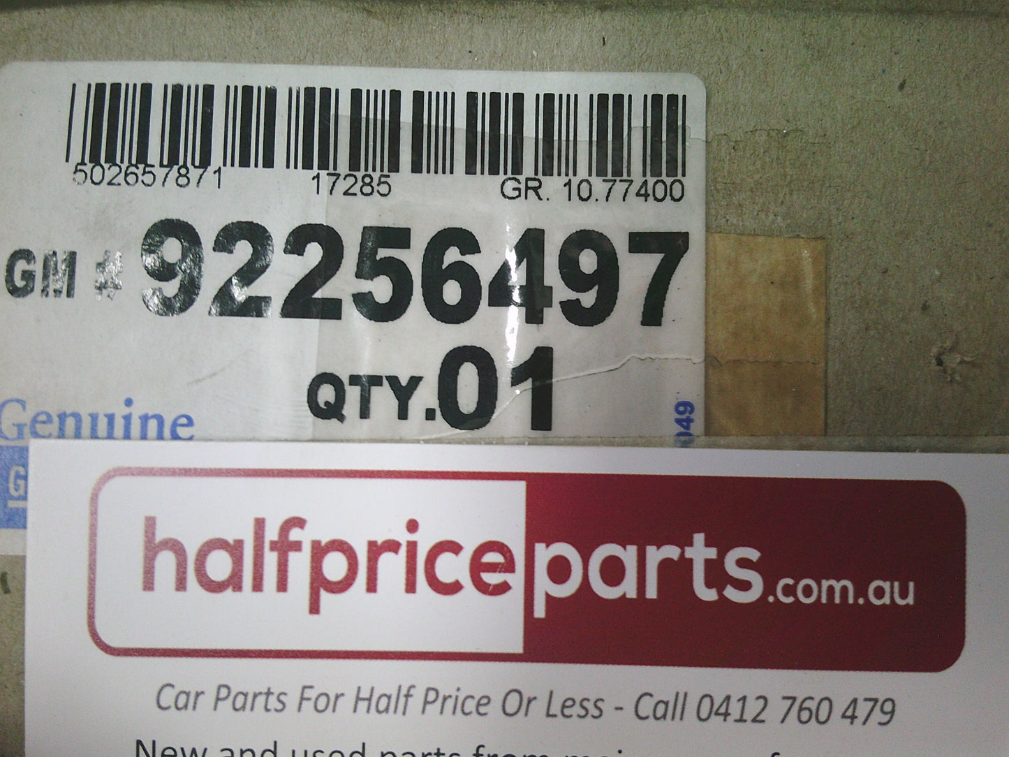 Holden VF Commodore Lefthand Rear Door Weatherstrip - New Part