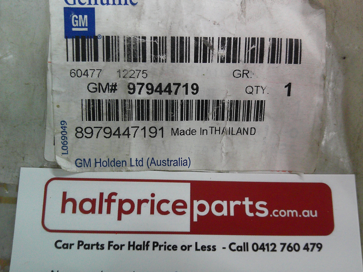Holden RC Colorado/RA Rodeo Genuine Fuel Delivery Pipe JJ1 Engine New Part
