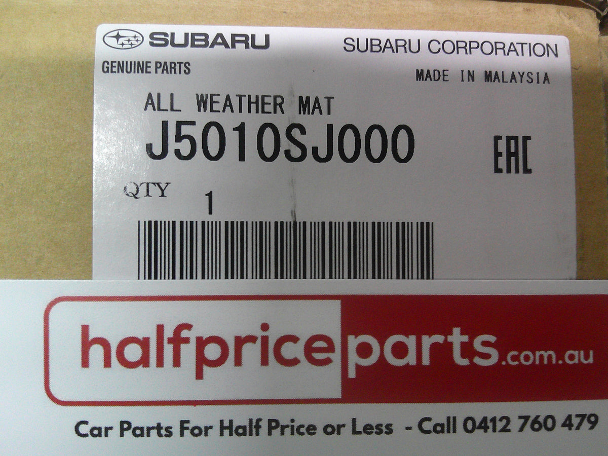 Subaru Forester Genuine All Weather Rubber Mat Set Of 4 Front And Rear New Part