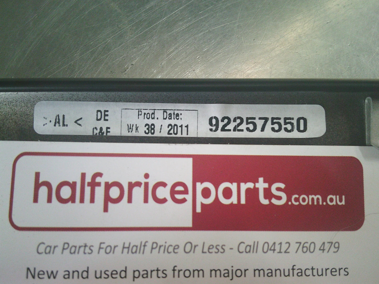 Holden VE Commodore Genuine Right Hand Rear Outer Door Moulding New Part