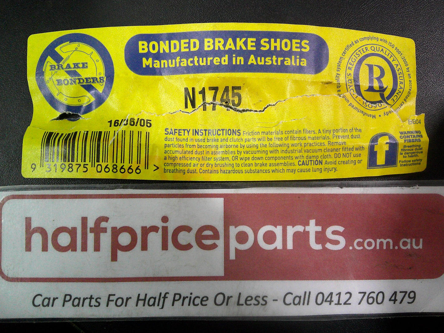 Hand Brake Shoe Set Suits Toyota Landcruiser New Part