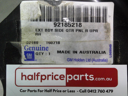 Holden VE Commodore/WM Statesman Genuine Right Hand Rear Upper Body Extension Panel New Part