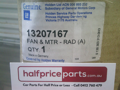 Holden AH Astra Genuine Radiator Fan And Motor 1.8Ltr Petrol 2 Pin New Part