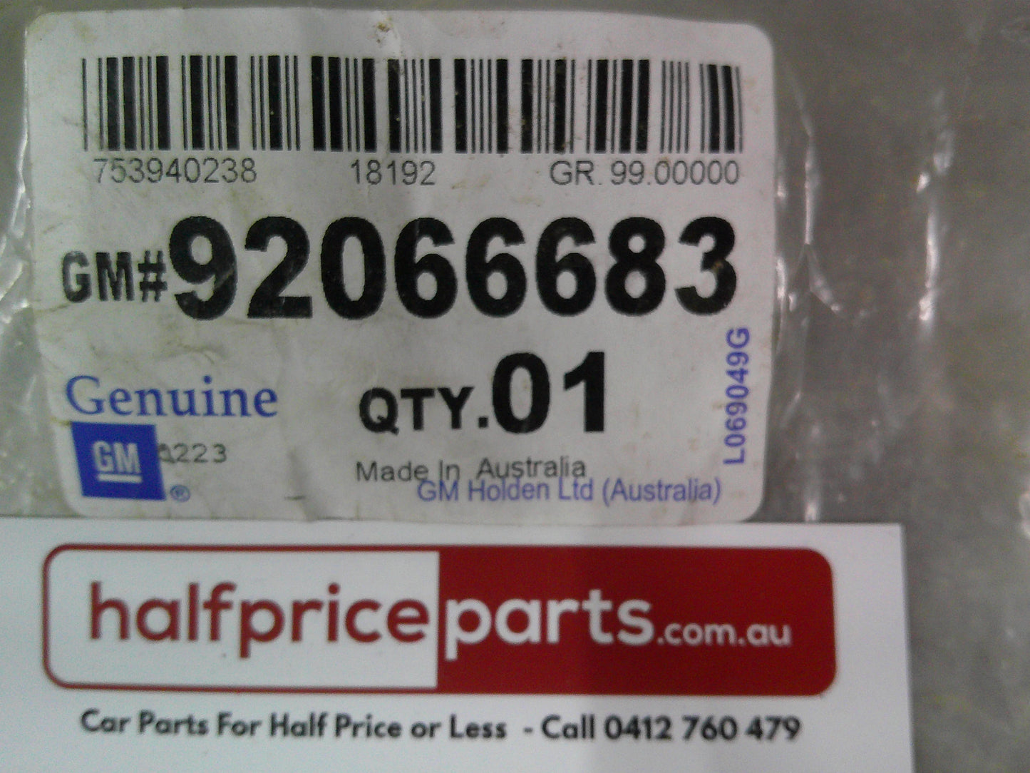 Holden VZ Commodore/WL Caprice Genuine PCV Hose Alloytec New Part