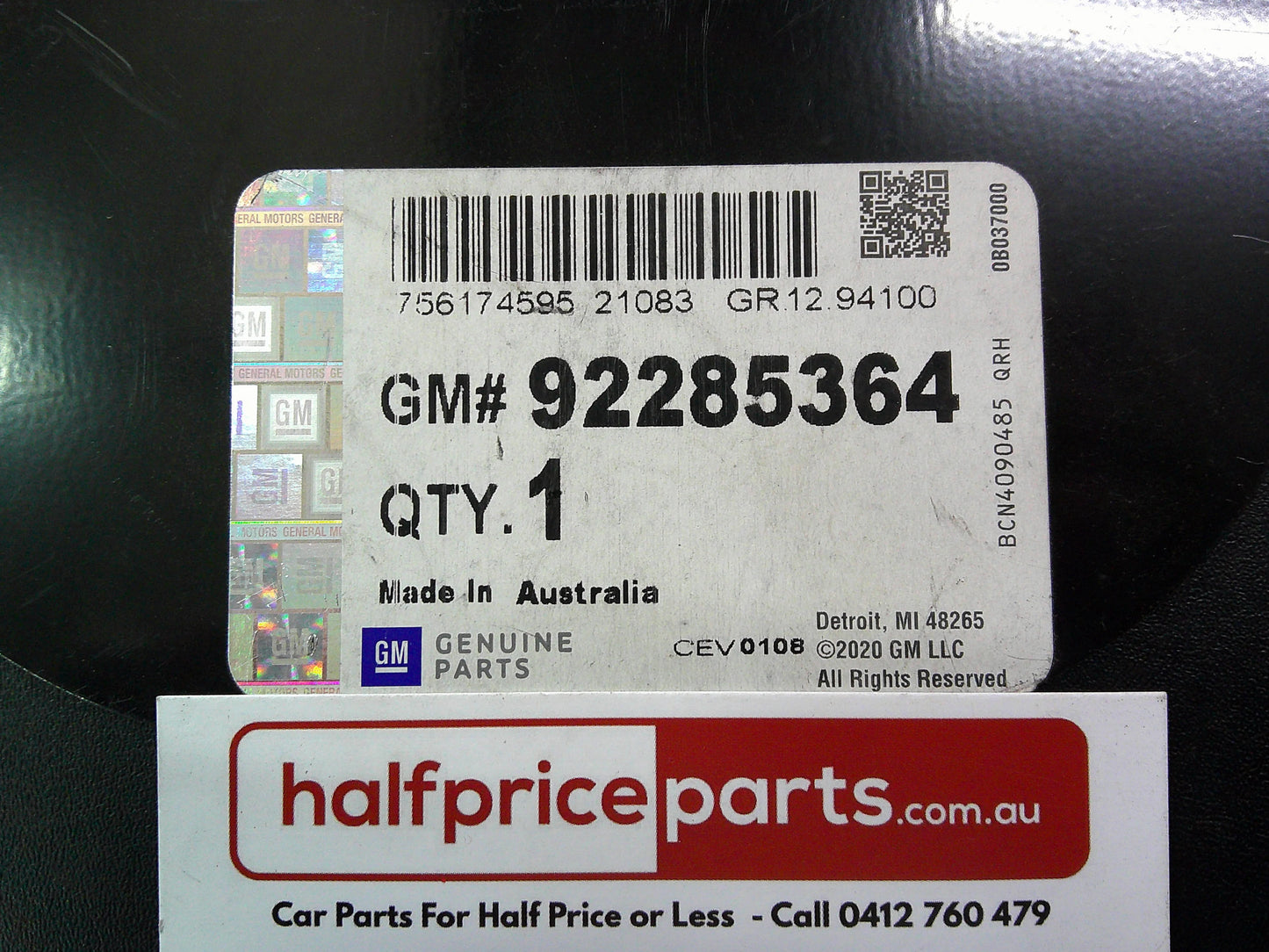 Holden Commodore Genuine Body Panel Inner Upper New Part