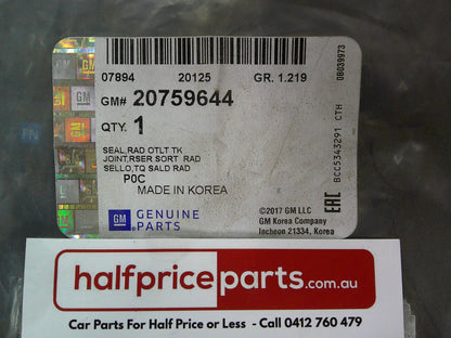 Holden CG Captiva Genuine Radiator Outlet Tank Seal New Part