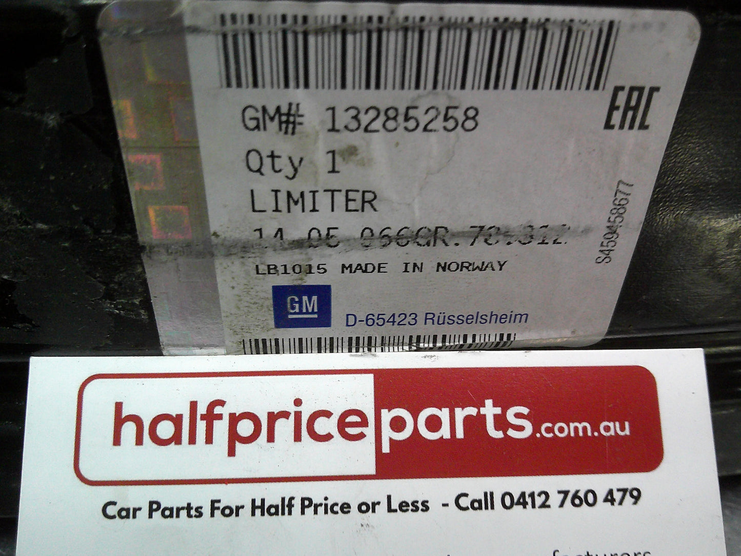 Holden AH/PJ Astra Genuine Front Bumper Reinforcement Carrier Bar New Part