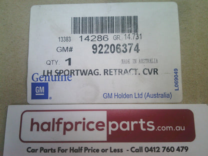 Holden VE Commodore Sports Wagon Genuine Left Hand Rear Seat Belt Retractor Trim Cover New Part