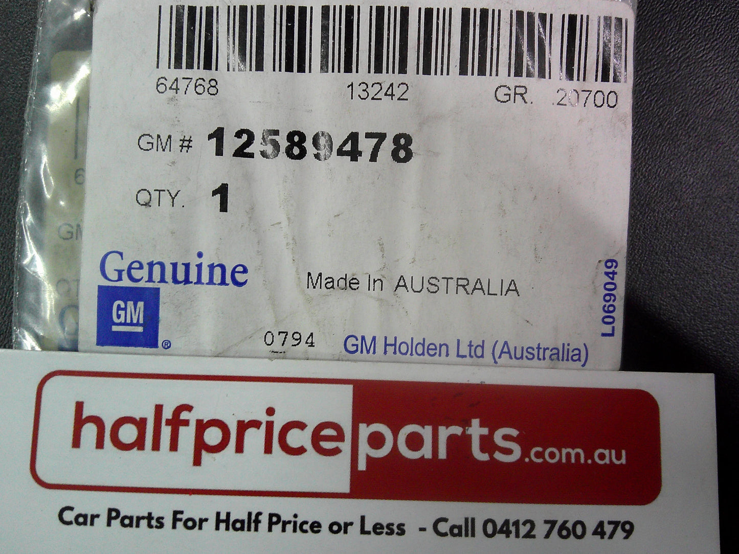 Holden WM Caprice/Statesman/CG Captiva/RC Colorado/VZ/VE/VF Commodore/RA Rodeo Genuine Timing Chain Housing Gasket New Part