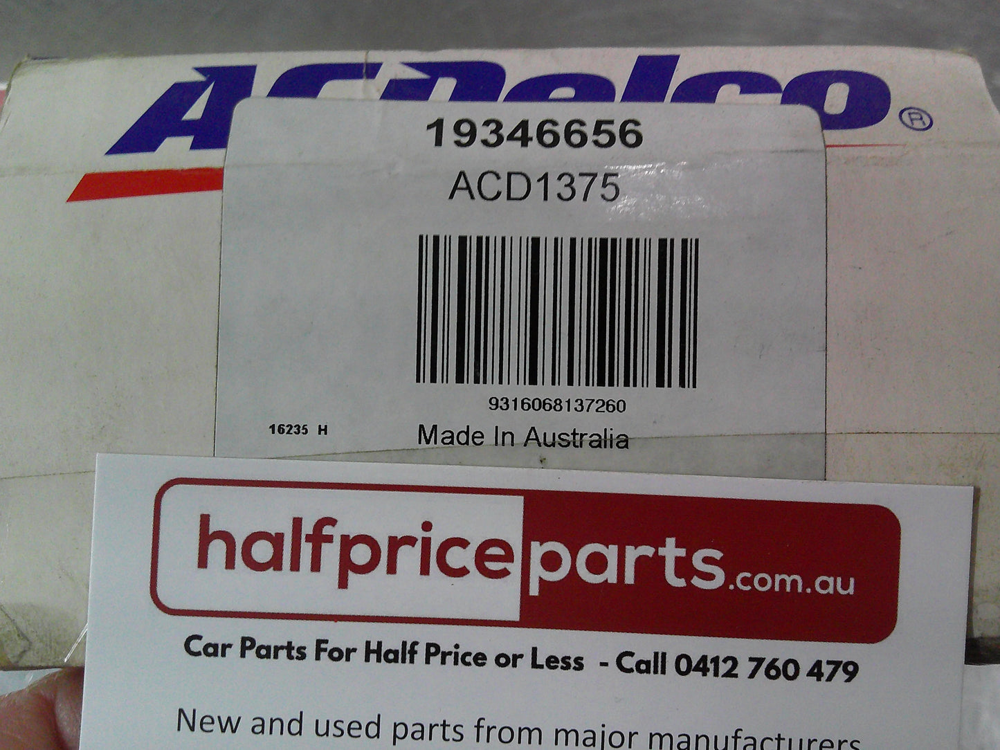 ACDelco Front Brake Pad Set Suits Ford Falcon XR6/XR8 AUII/AUIII/Fairlane New Part