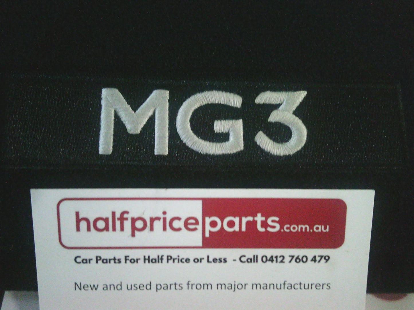 MG3 Genuine Carpet Mat Set Of 4 Front And Rear (Black) New Part