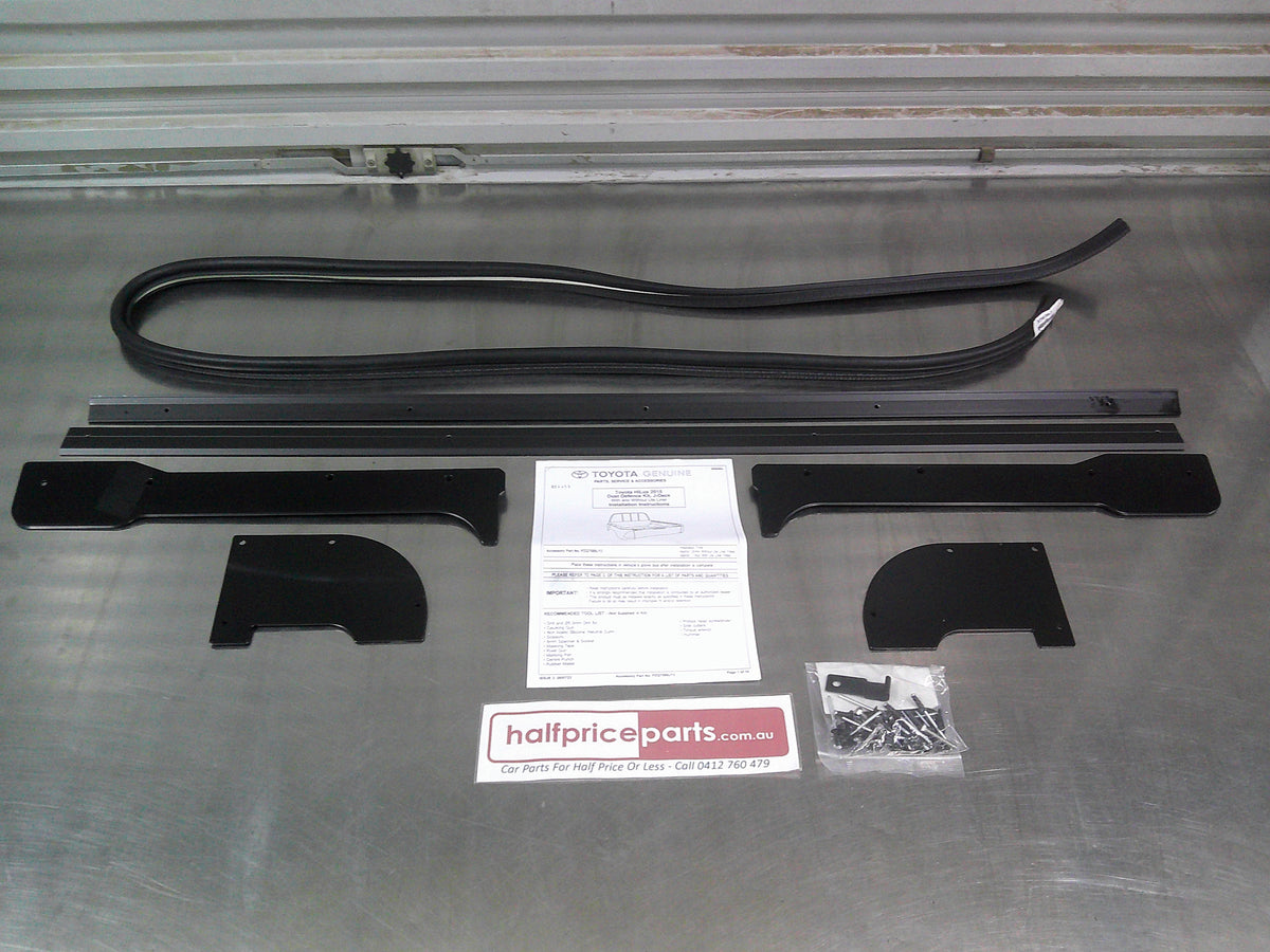 Toyota Hilux Dual Cab Workmate/SR Models Genuine Dust Defence Kit (When Fitting Canopy) New Part