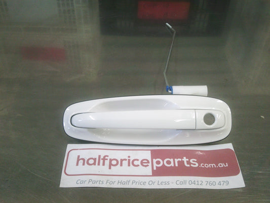Holden JF Viva Genuine Left Hand Front Door Handle (White) New Part
