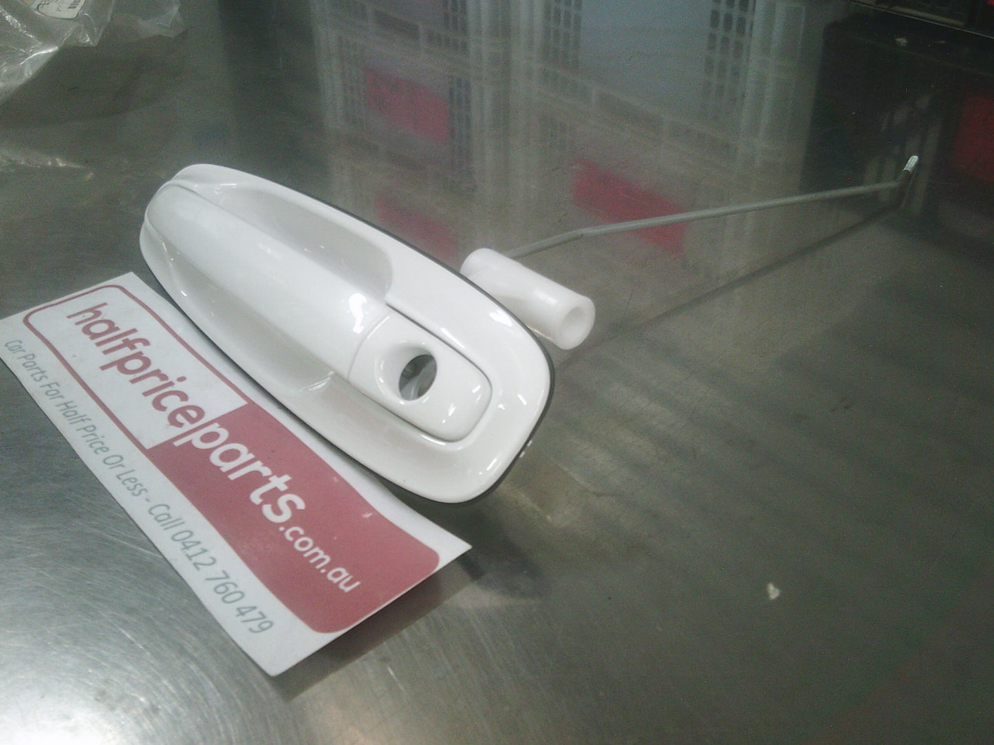 Holden JF Viva Genuine Left Hand Front Door Handle (White) New Part