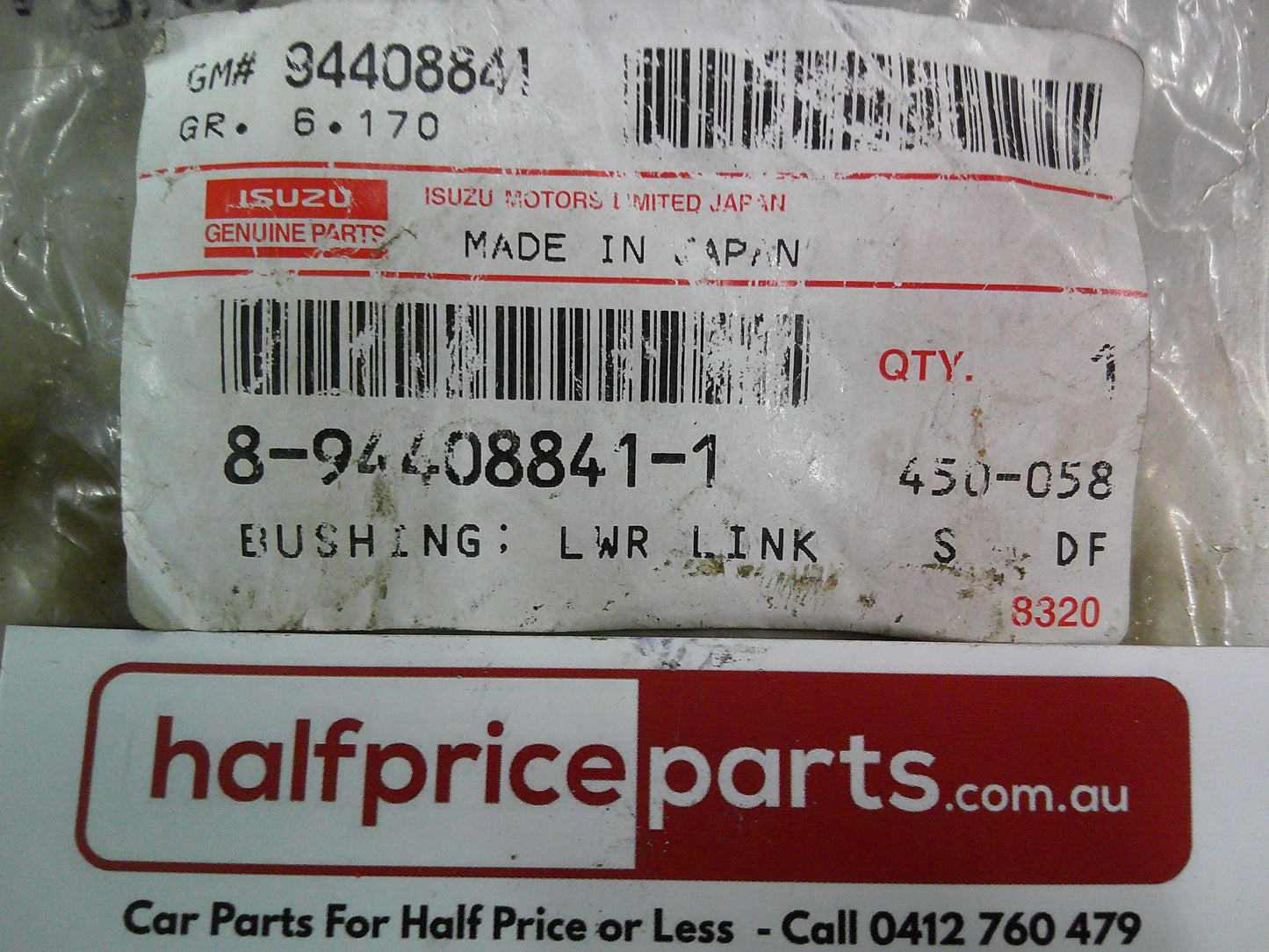 Holden TF Rodeo Genuine Front Lower Control Arm Bush New Part