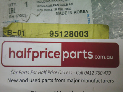 Holden Captiva Genuine Right Hand Side Rocker Panel Moulding - New Part
