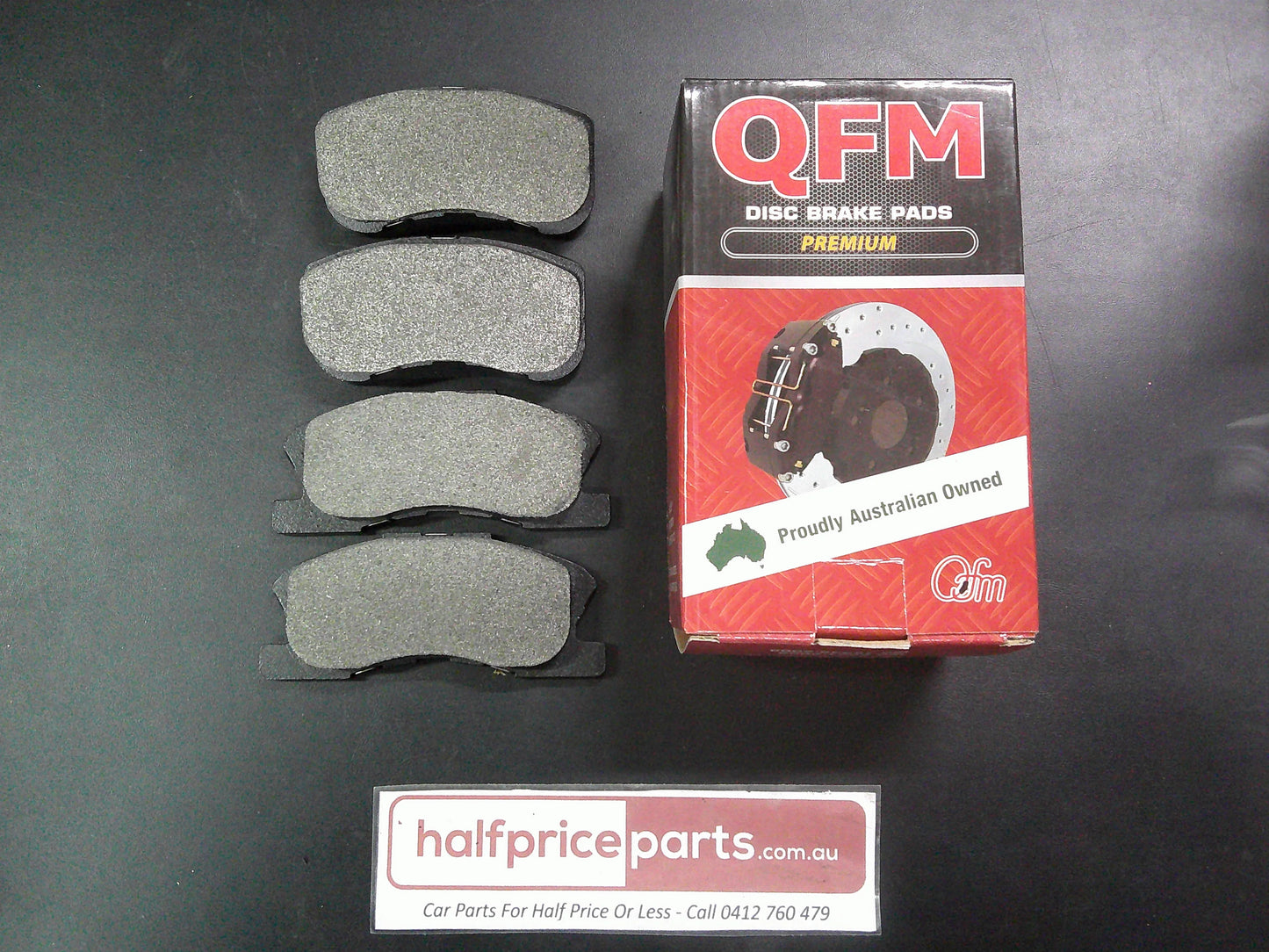 QFM Premium Front Brake Pad Set Suits Daihatsu Sirion New Part