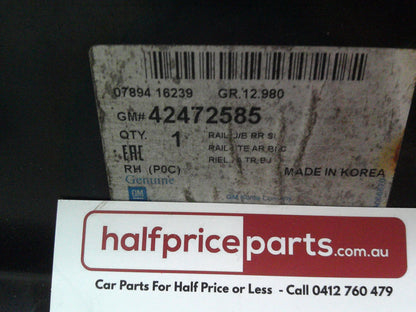 Holden CG7 Captiva Genuine Right Hand Rear Side Rail Assembly New Part
