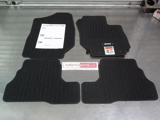 Suzuki Jimny 3 Door Genuine Front And Rear Carpet Mat Set Of 4 Manual Vehicle Only New Part Vehicle Only New Part