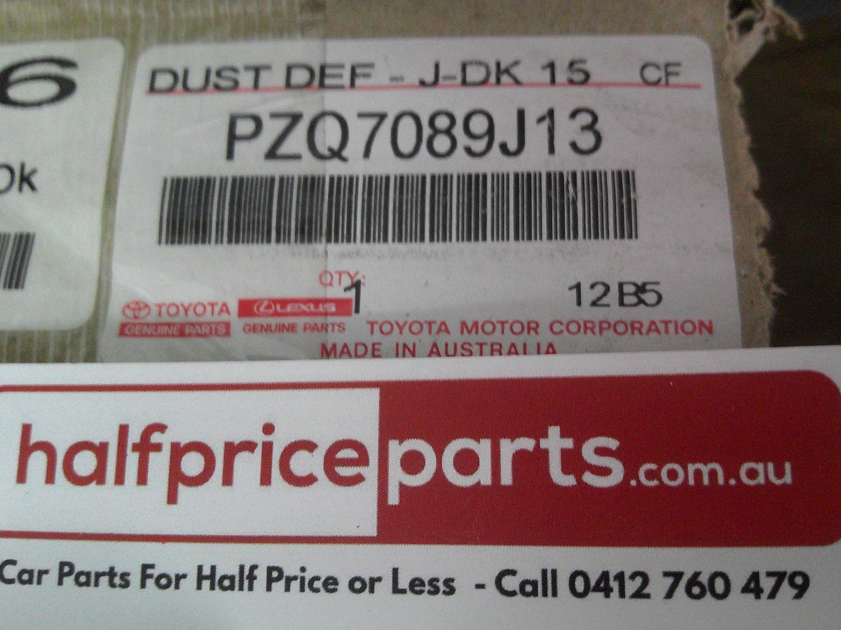 Toyota Hilux Dual Cab Workmate/SR Models Genuine Dust Defence Kit (When Fitting Canopy) New Part