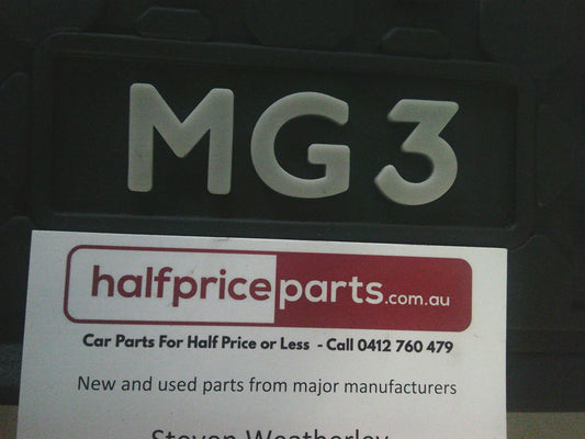 MG3 Genuine Rubber Floor Mats Set Of 4 Front And rear (Heavy Duty) New Part