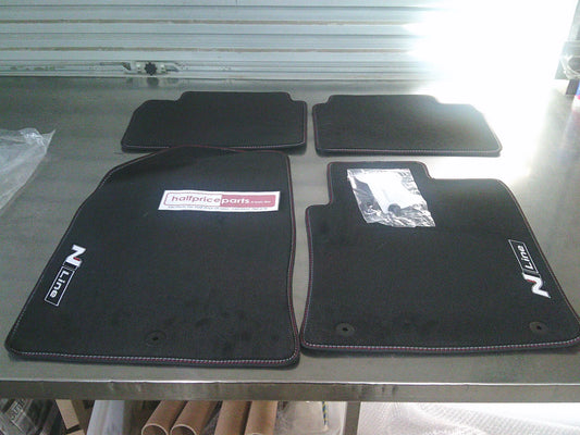 Hyundai i30 N Line PE/PD Genuine Carpet Mat Set Front And Rear (Black) New Part