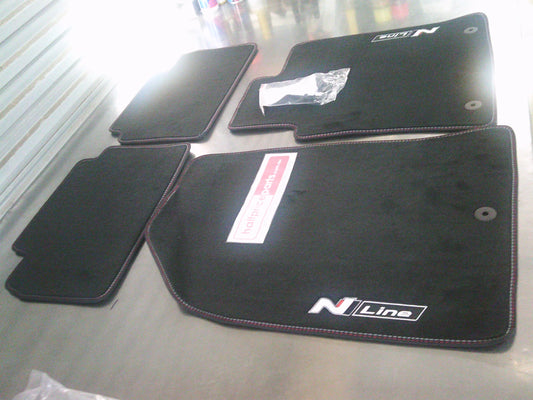 Hyundai i30 N Line PE/PD Genuine Carpet Mat Set Front And Rear (Black) New Part