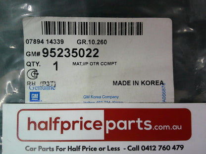 Holden TM Barina Genuine Centre Console Mat Small Section New Part