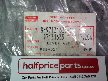 Holden TF Rodeo/Isuzu Faster Genuine Tailgate Lever New Part