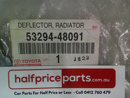 Toyota Camry Genuine Radiator Left (Passenger Air Deflector) New Part
