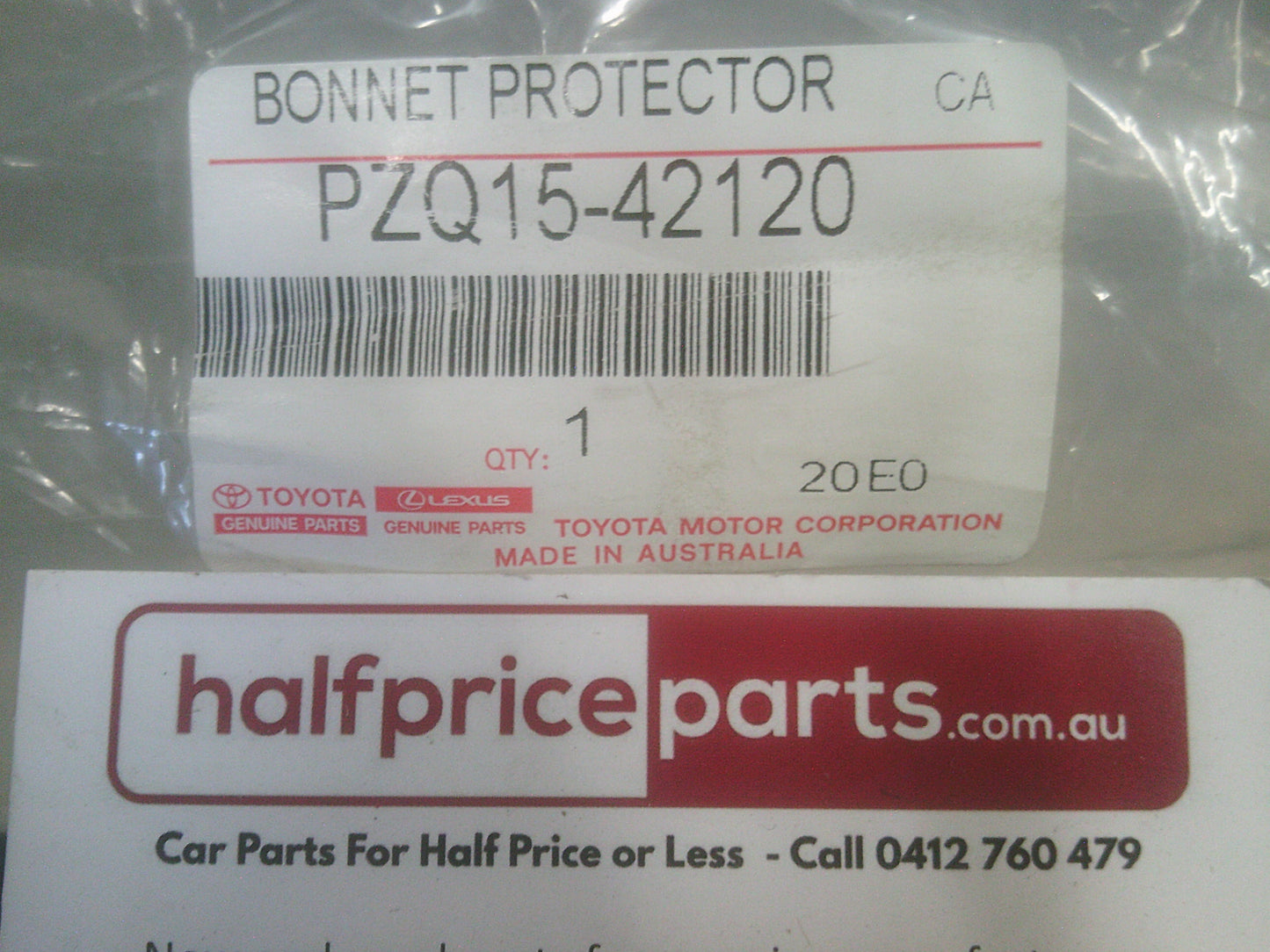 Toyota RAV4 Genuine Tinted Bonnet Protector REPLACEMENT ONLY New Part