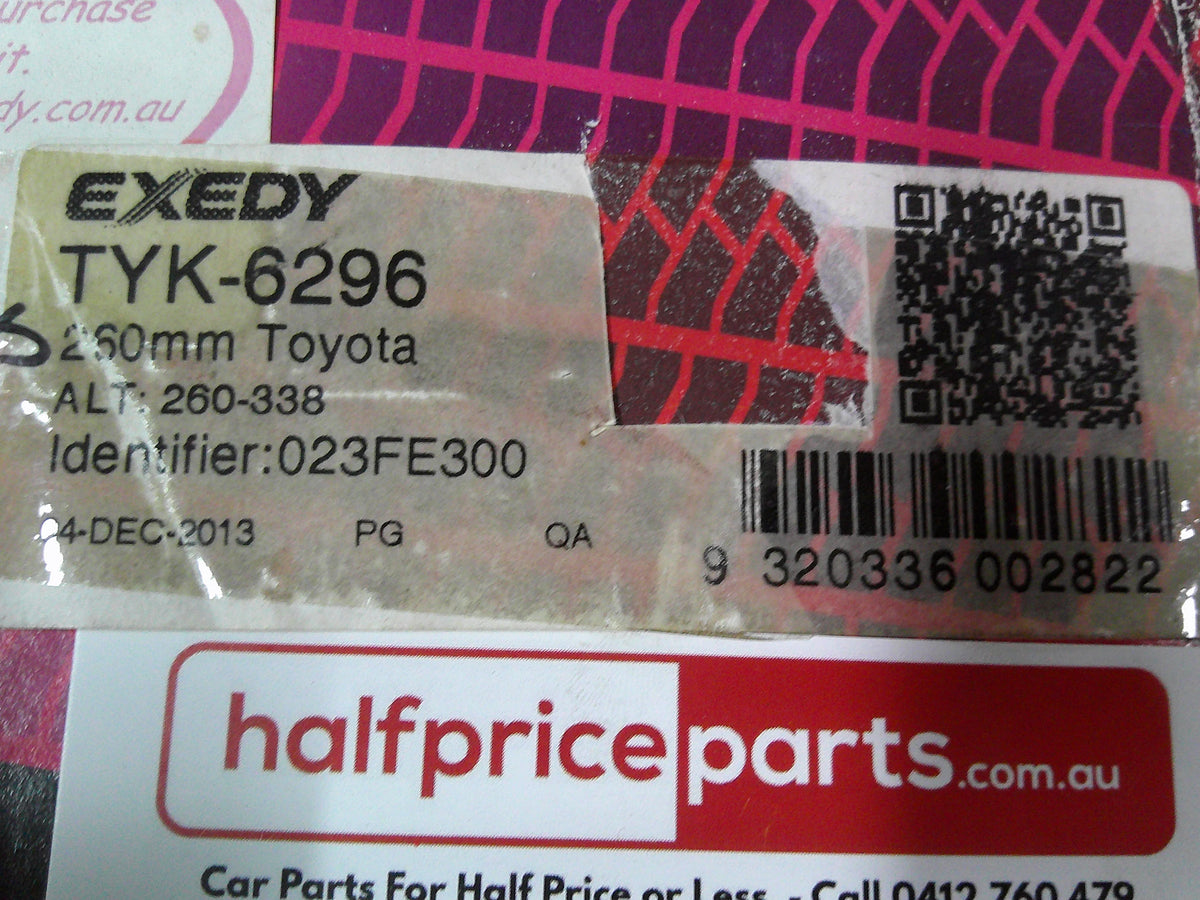 Exedy Clutch Kit Suits Toyota 40/60 Series Landcruiser/Bundera New Part