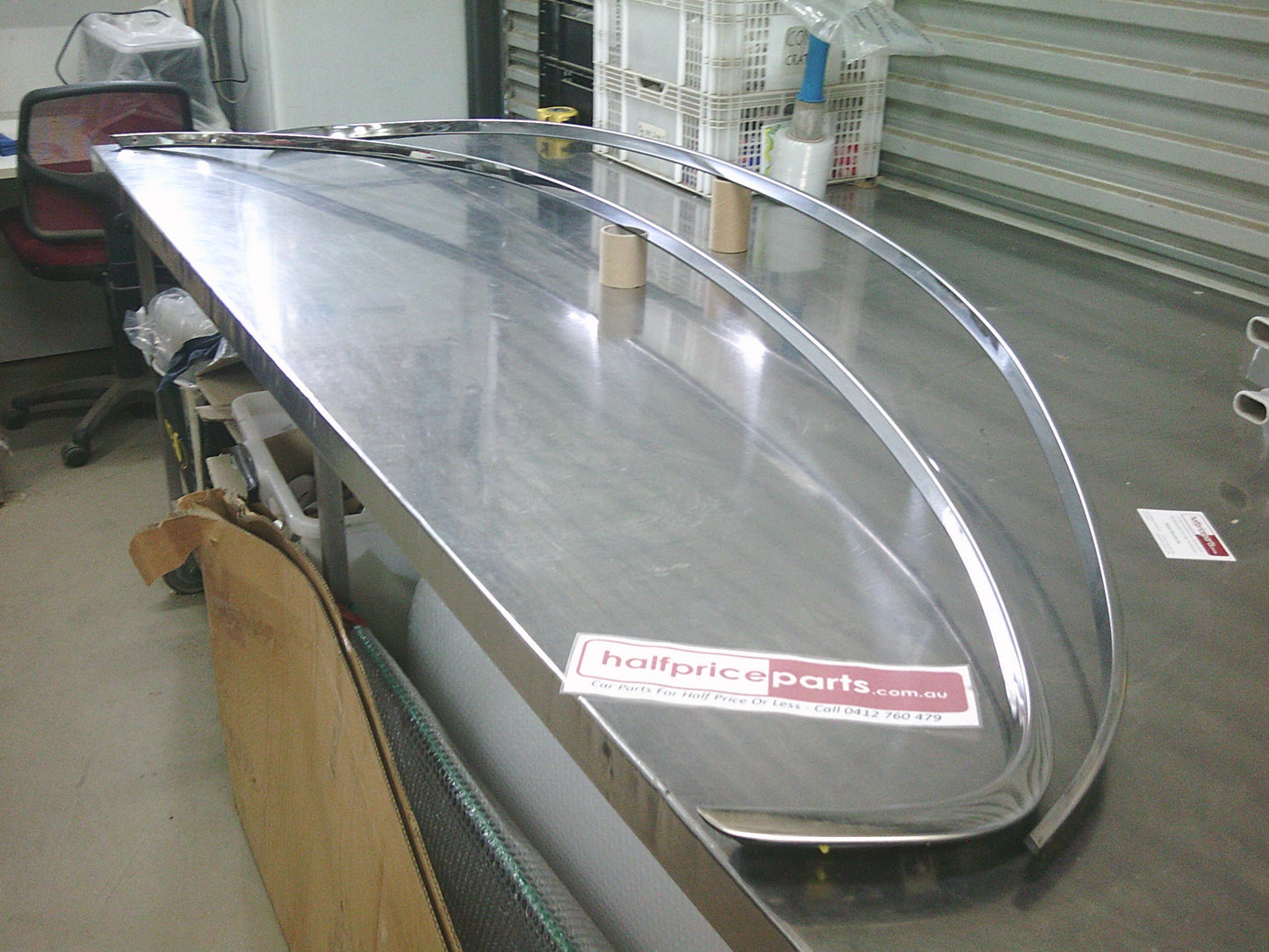 Holden VF-WN Genuine Left And Right Chrome Side Roof Mouldings - New Part