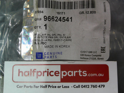 Holden Captiva Sport Genuine Right Hand Front Rubber Cowl Grille Side Seal New Part