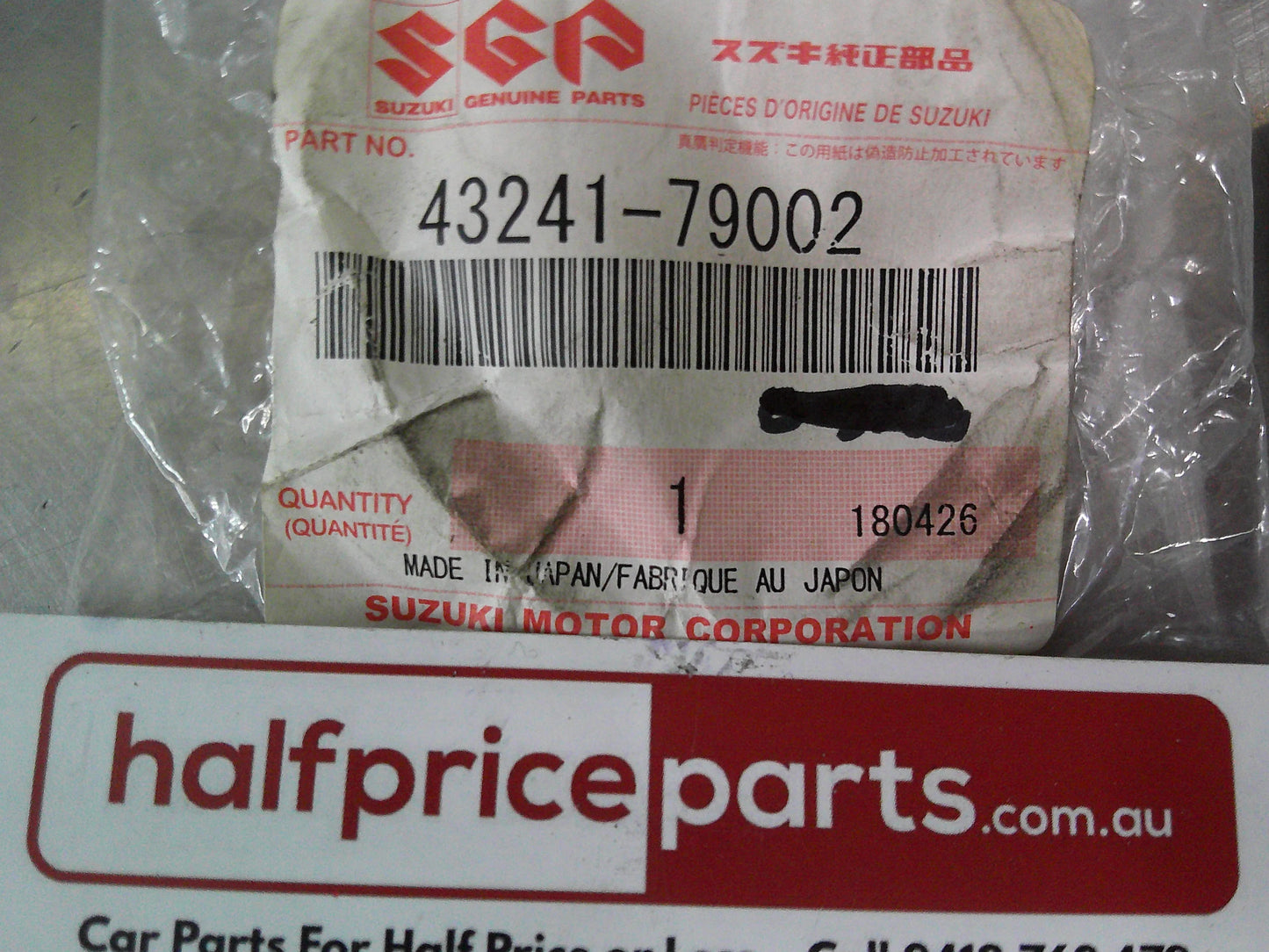 Suzuki Carry Genuine Front Wheel Spindle Cap New Part