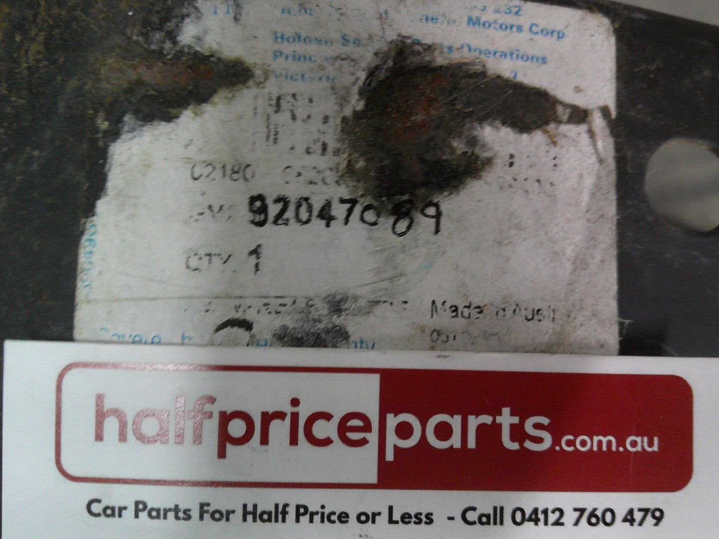 Holden VT/VX/VY/VZ Commodore Sedan Genuine Rear Reinforcement Bar New Part