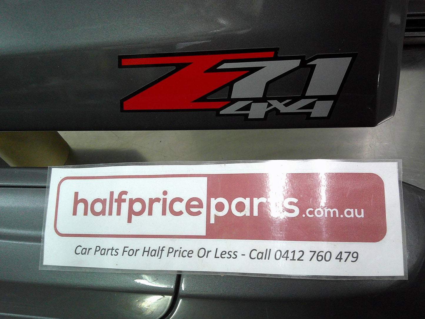 Holden RG Colorado Z71 Genuine Grey Sides Inner Sail Covers Tonneau Rail Covers (Part OF Sail Plane Kit Only) Used Part