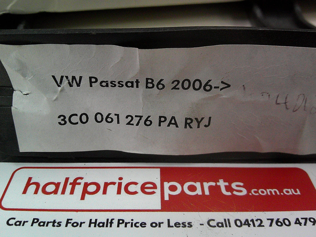 VW Passat B6 Genuine Luxury Rear Mat Set In Anthracite In Colour Set Of 2 New Part
