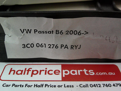 VW Passat B6 Genuine Luxury Rear Mat Set In Anthracite In Colour Set Of 2 New Part