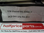 VW Passat B6 Genuine Luxury Rear Mat Set In Anthracite In Colour Set Of 2 New Part