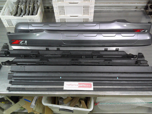 Holden RG Colorado Z71 Genuine Grey Sides Inner Sail Covers Tonneau Rail Covers (Part OF Sail Plane Kit Only) Used Part