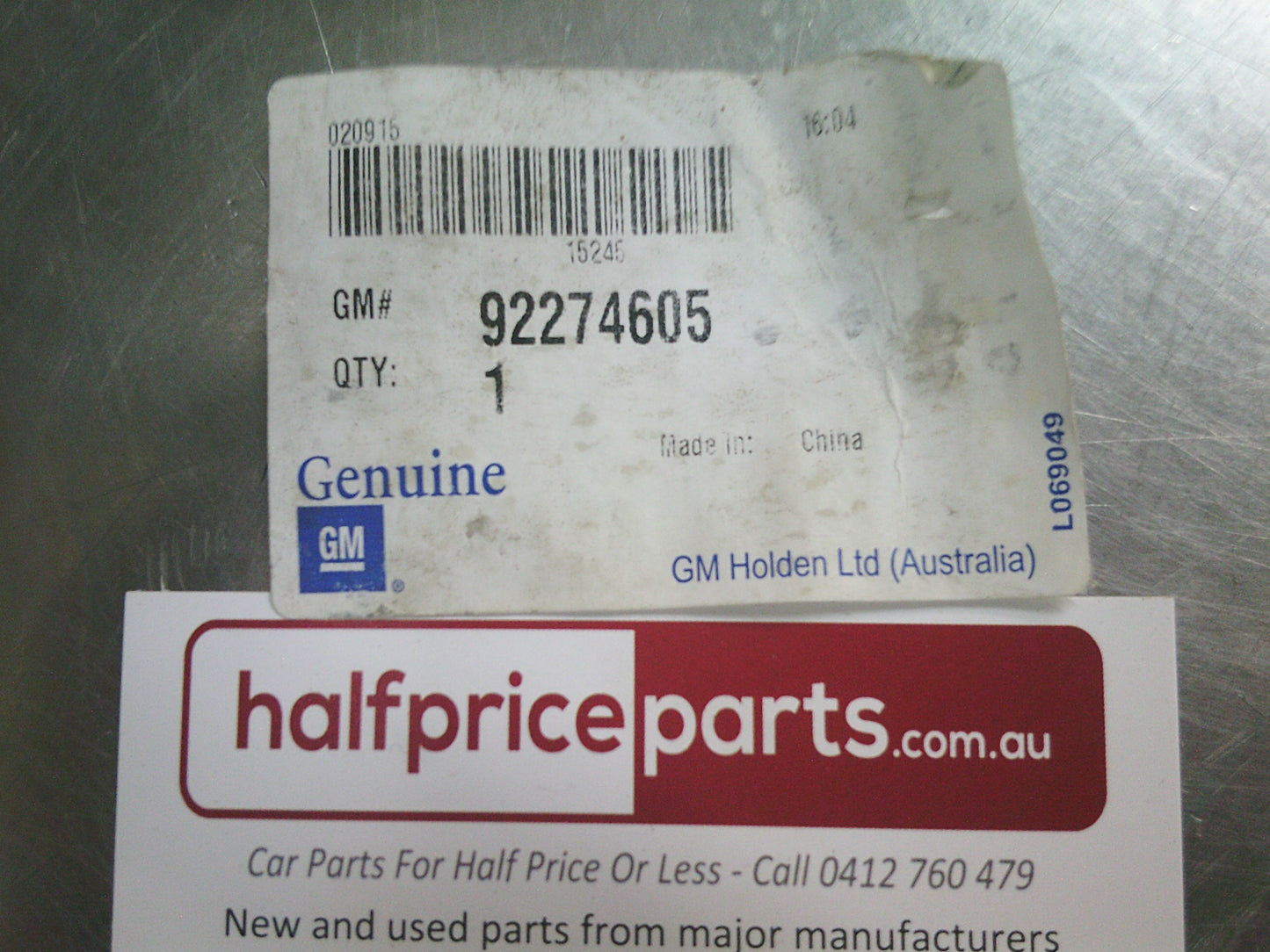 Holden VF-WN Genuine Left And Right Chrome Side Roof Mouldings - New Part