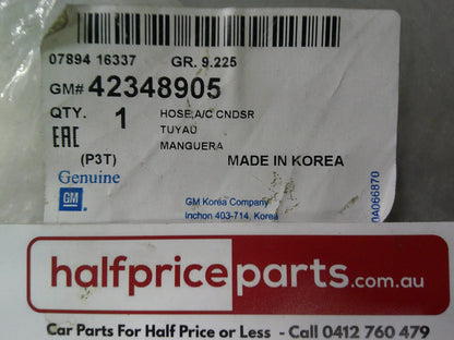 Holden Barina Spark Genuine Aircon Condenser Hose New Part