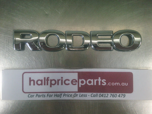 Holden RA Rodeo Genuine Emblem - Used Part