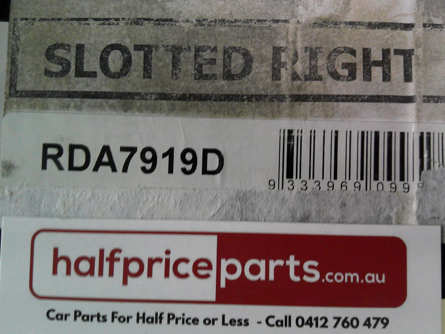 RDA Rear Disc Brake Rotor (Single) Suits Mercedes Banz R-Class/M-ClassNew Part