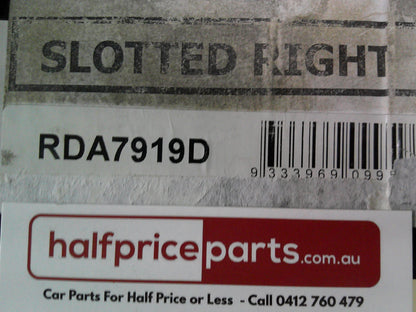 RDA Rear Disc Brake Rotor (Single) Suits Mercedes Banz R-Class/M-ClassNew Part