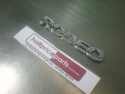 Holden RA Rodeo Genuine Emblem - Used Part