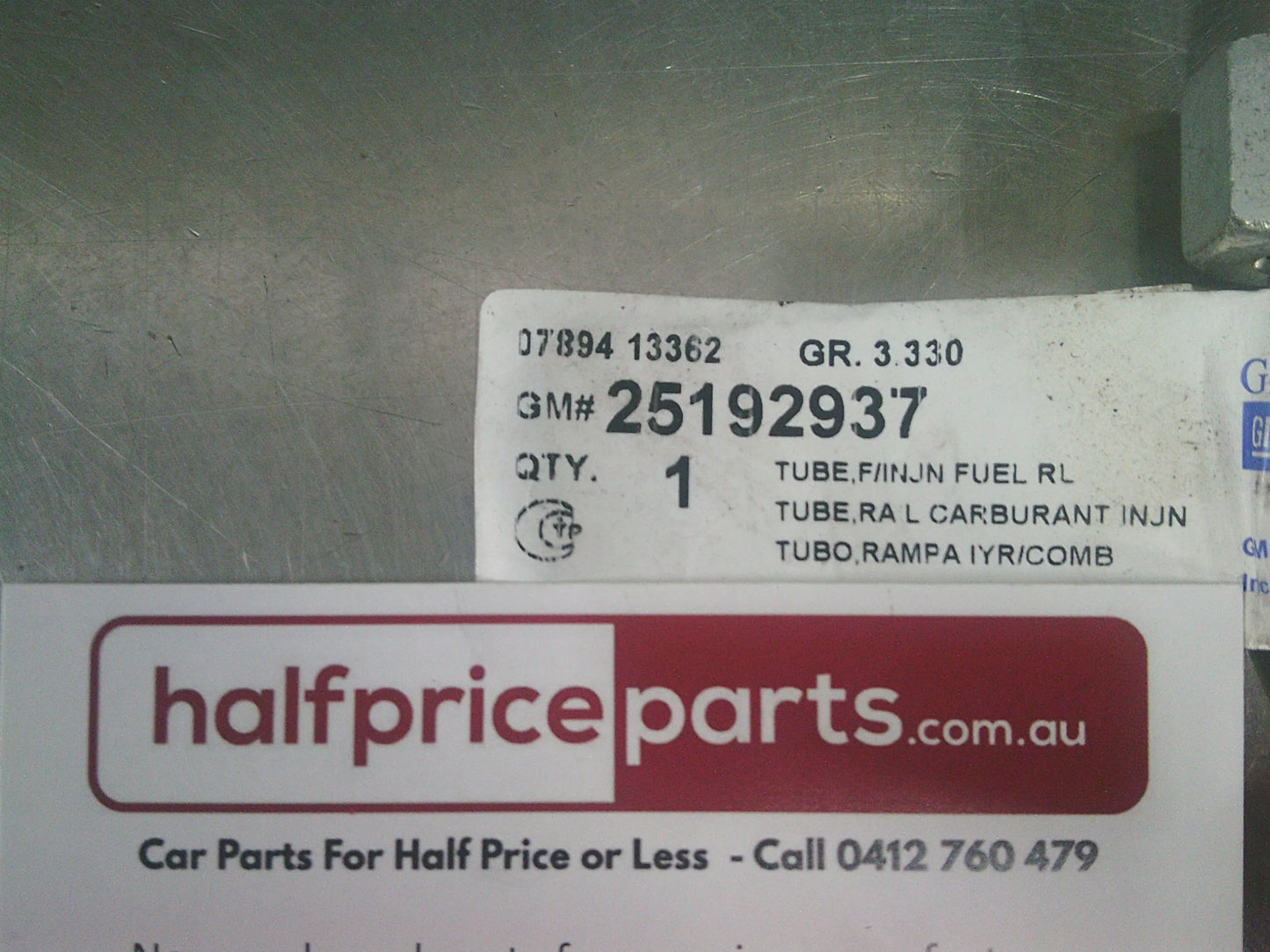 Holden PJ/BL Astra/CG Captiva/JH Cruze Genuine Injector Fuel Pipe New Part