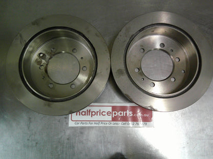 Reliance Standard Rear Disc Brake Rotors Suits Toyota Landcruiser 70 series (Sold As Pair Only) New Part